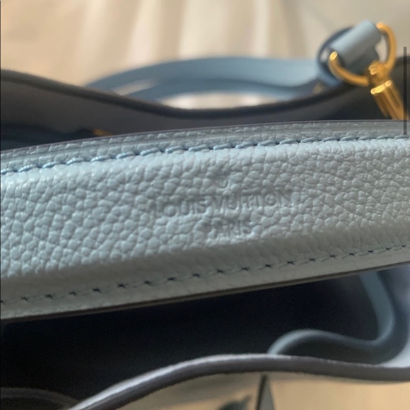 louis vuitton néo noé bb by the pool blue purse - Picture 4 of 8